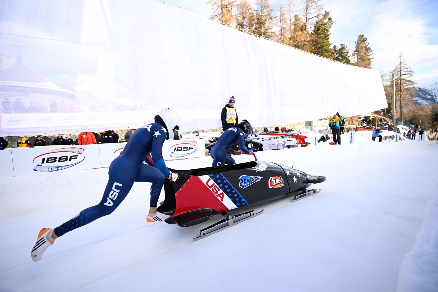 Team USA Bobsled Run Goes Solo at World Cup Event